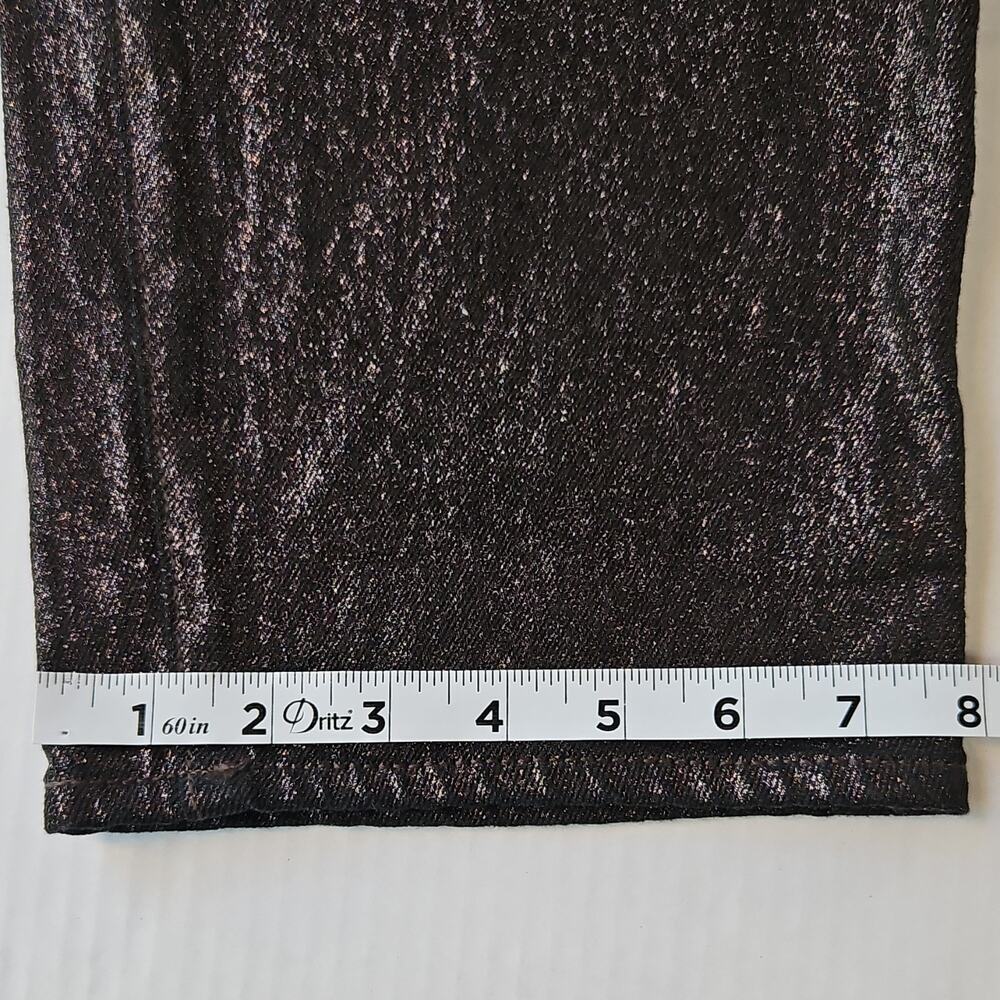 Old Navy Women's High Rise OG Loose Metallic Shimmery Jeans Black size 2 - Picture 8 of 10